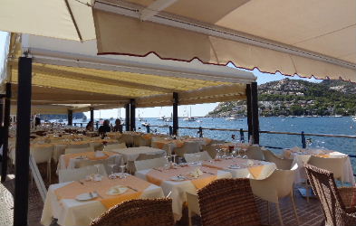 Sommerurlaub   Andratx, Mallorca Restaurant Hafen